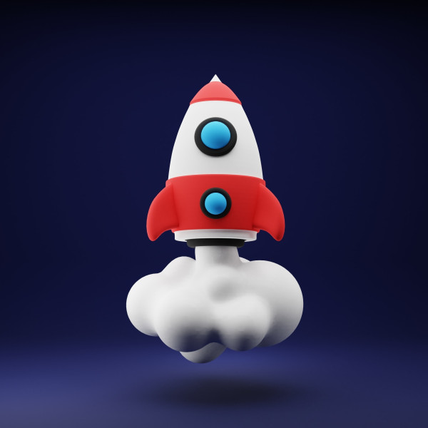 Ein Raketenstart als Symbolbild für ein Content-Relaunch-Projekt