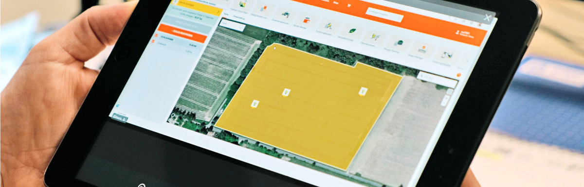 Tablet mit KWS Website