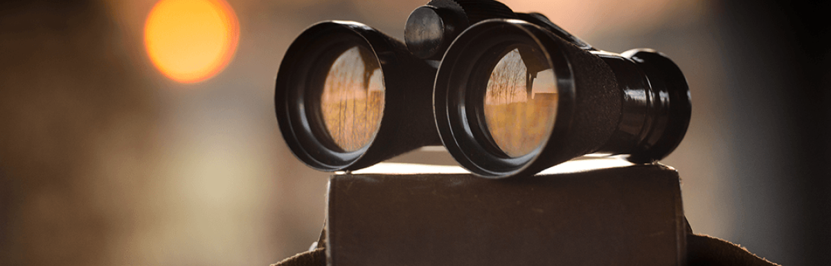 Fernglas für Stellenanzeigen