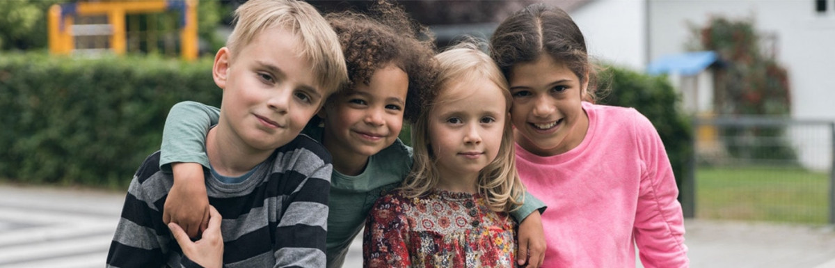 Gruppe von Kindern für die Referenz SOS Kinderdorf