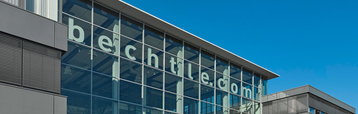 Bechtle Gebäude für die Referenz