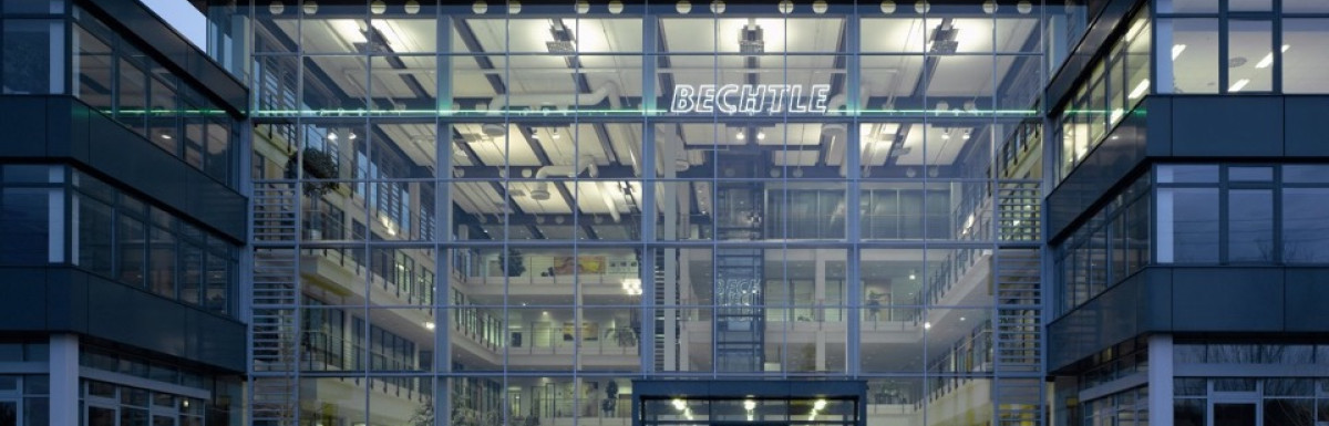Bechtle Gebäude für die Referenz